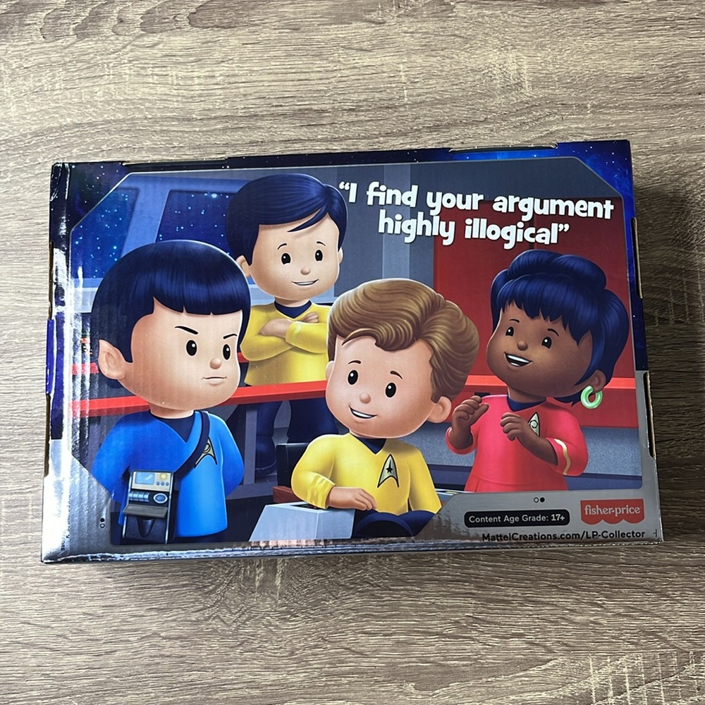 Little People Collector Star Trek Special Edition Set For Fans, 4 Figures - Picture 4 of 7
